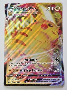Pikachu Vmax Gigantamax Promo Card Swsh286 2021 Pokemon Holo Oversized Card